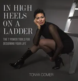 in high heels on a ladder book cover image