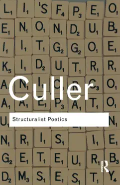 structuralist poetics book cover image