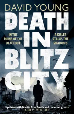 death in blitz city book cover image