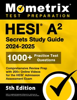 hesi a2 secrets study guide book cover image