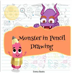 monster in pencil drawing book cover image