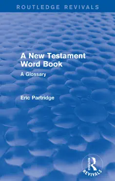 a new testament word book book cover image