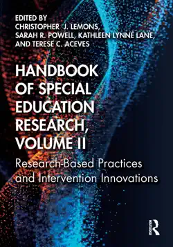 handbook of special education research, volume ii book cover image