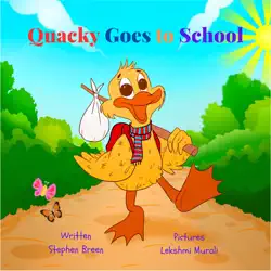 quacky goes to school book cover image