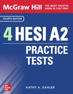 mcgraw-hill 4 hesi a2 practice tests, fourth edition book cover image
