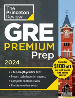 princeton review gre premium prep, 2024 book cover image