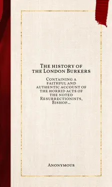 the history of the london burkers book cover image