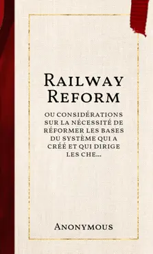 railway reform imagen de la portada del libro