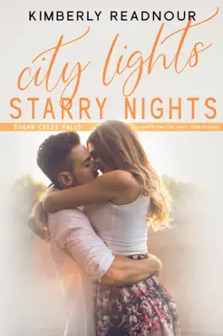 city lights starry nights, a grumpy sunshine small town romance book cover image