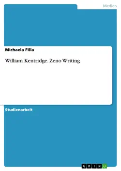 william kentridge. zeno writing book cover image