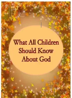 what all children should know about god book cover image