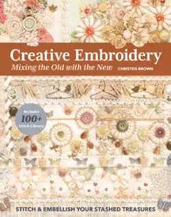 creative embroidery, mixing the old with the new book cover image