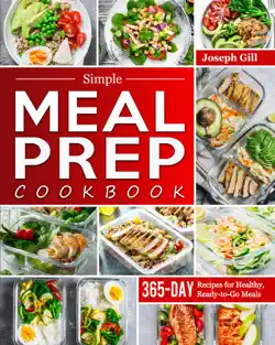 simple meal prep cookbook book cover image
