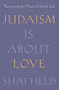judaism is about love book cover image
