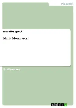 maria montessori book cover image