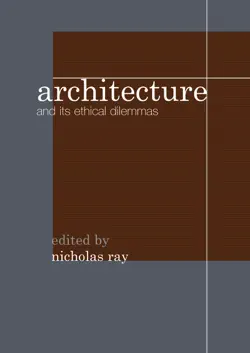 architecture and its ethical dilemmas book cover image