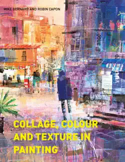collage, colour and texture in painting book cover image