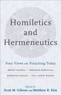 homiletics and hermeneutics book cover image