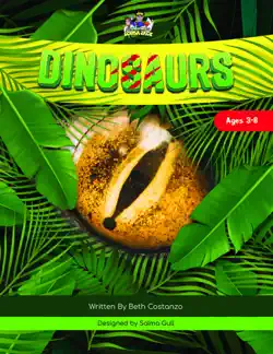 dinosaur activity workbook for kids ages 3-8 book cover image