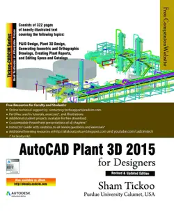 autocad plant 3d 2015 for designers book cover image