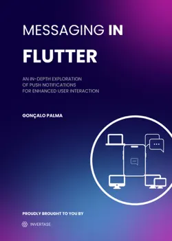 messaging in flutter book cover image