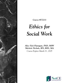 ethics for social work book cover image