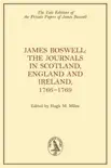James Boswell, The Journals in Scotland, England and Ireland, 1766-1769 synopsis, comments