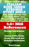 Italian King James Strongs Study Bible synopsis, comments