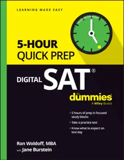 digital sat 5-hour quick prep for dummies book cover image