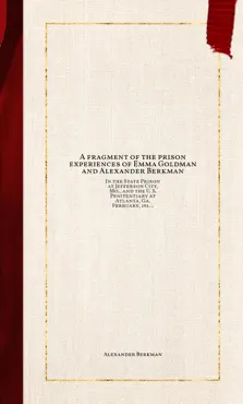 a fragment of the prison experiences of emma goldman and alexander berkman book cover image