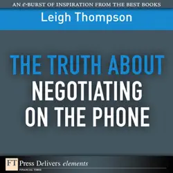 truth about negotiating on the phone, the book cover image