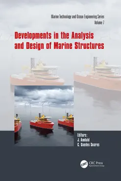 developments in the analysis and design of marine structures book cover image