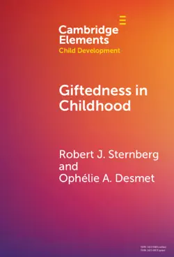 giftedness in childhood book cover image