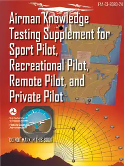 airman knowledge testing supplement for sport pilot, recreational pilot, remote pilot, and private pilot faa-ct-8080-2h book cover image