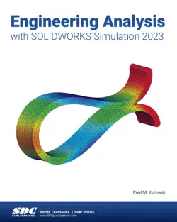 engineering analysis with solidworks simulation 2023 book cover image