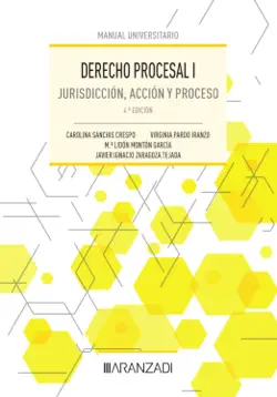 derecho procesal i imagen de la portada del libro