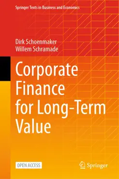 corporate finance for long-term value book cover image