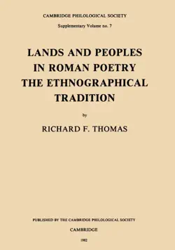 lands and peoples in roman poetry book cover image