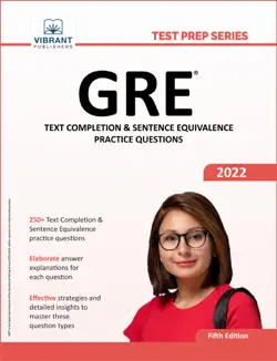 gre text completion and sentence equivalence practice questions book cover image