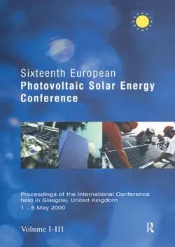 sixteenth european photovoltaic solar energy conference book cover image