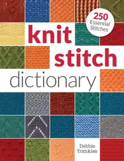 knit stitch dictionary book cover image