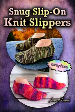 snug slip-on knit slippers book cover image