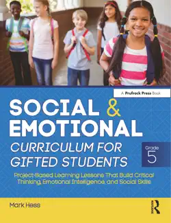 social and emotional curriculum for gifted students imagen de la portada del libro