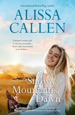 snowy mountains dawn book cover image