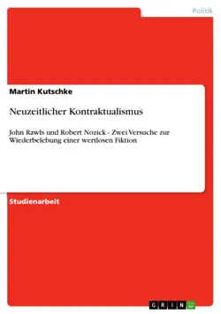 neuzeitlicher kontraktualismus book cover image