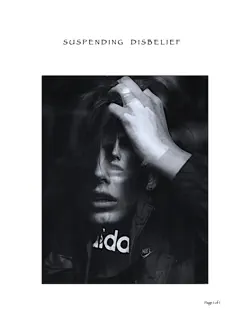 suspending disbelief book cover image