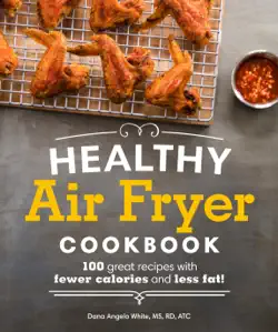 healthy air fryer cookbook book cover image