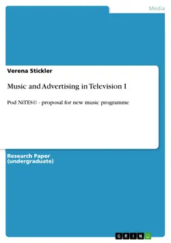 music and advertising in television i book cover image