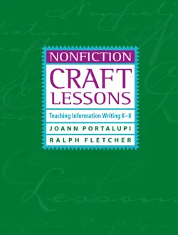 nonfiction craft lessons book cover image