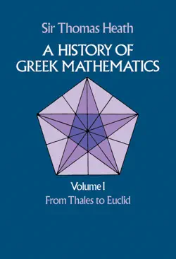 a history of greek mathematics, volume i book cover image